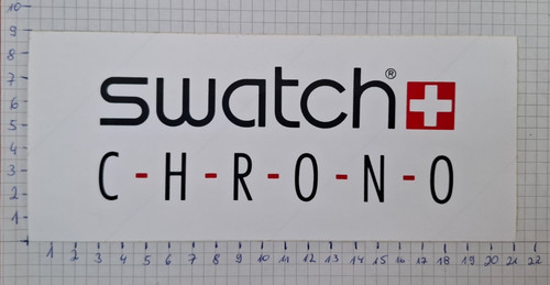 Aufkleber swatch r - c,