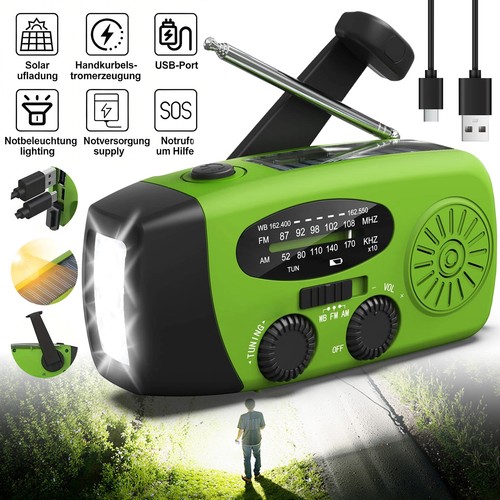 Notfallradio solar kurbelradio - notfallradio,