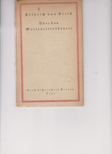 über das marionettentheater - das,