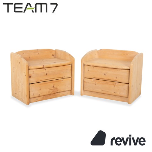Team7 holz nachttisch tisch - 2x,