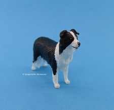 (1:32) Border Collie schwarz Höhe ca. 2 cm von Klingenhöfer Miniaturen