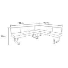 Esszimmerbank 192 x 152 cm