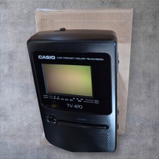 CASIO TV-470 - LCD  Mini TV Fernseher / Mit Tasche