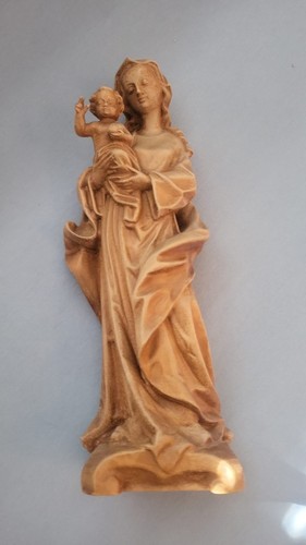 Maria figur aus geschnitztem - aus,