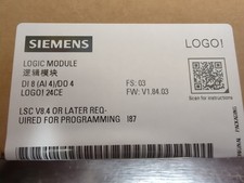 Siemens LOGO! 24V 8DI (4AI)