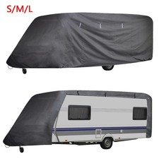 Wohnwagen Schutzhülle Caravan Abdeckung Wohnmobile Garage Abdeckplane Plane SML