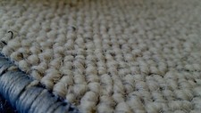 Designer Teppich Modern 100% Wolle Berber Natur Grau