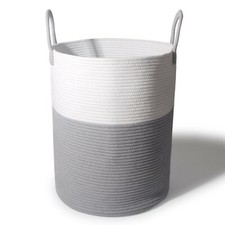 Körb,Wäschekorb mit Henkel ,Spielzeug Aufbewahrung , Aufbewahrungsbox Geflochten