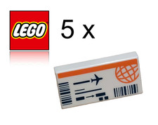 LEGO® 5x Flugticket Ticket