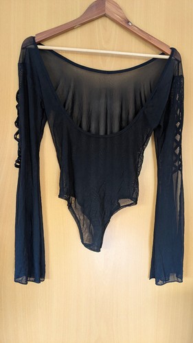 Bauchnetz top mesh haut - top,