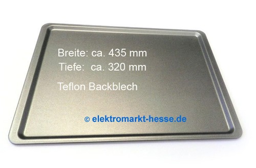 Backblech alu 435 - 435, mm