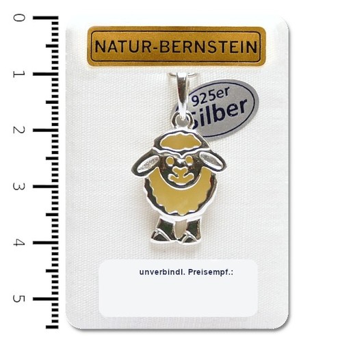 Bernstein anhänger schaf - bernstein,