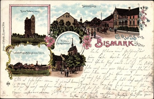 Litho bismark altmark - litho, sachsen