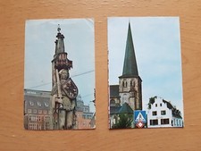 2 Sicker 1966/67 Grosse Fußball-Parade Bremen Mönchengladbach geklebt