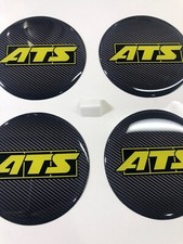 4 x Logo Ats Aufkleber - Radkappen Felgen Epoxidhar Emblem Nabendeckel