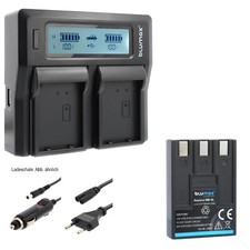 1x Akku + Lader für Canon NB-3LH NB-3L IXUS, IXY  PowerShot  750 mAh (3,7V)
