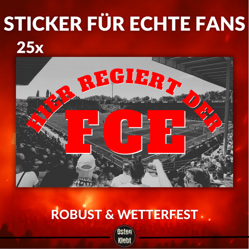 25x cottbus sticker - cottbus, aufkleber