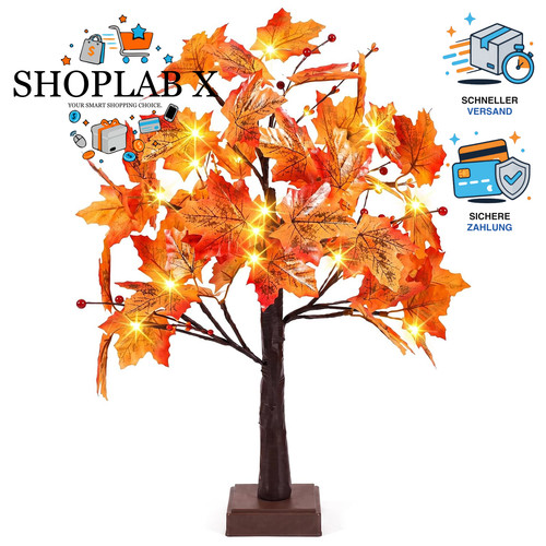 Lichterbaum ahornblatt 60cm - lichterbaum,