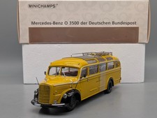 Bus Modell 1:43 Minichamps Mercedes Benz O 3500 Deutsche Bundespost mit OVP
