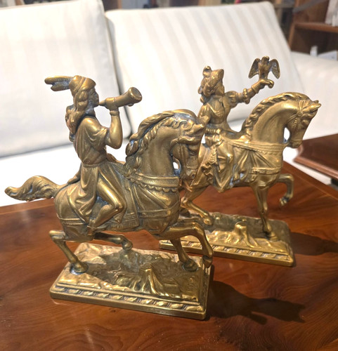 Messingfiguren reiter zu - messingfiguren,