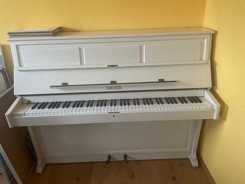 Klavier weiß firma sauter - weiß,