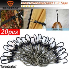 20x Expanderschlinge mit Haken Expanderhaken Spanngummi Planenspanner Expander