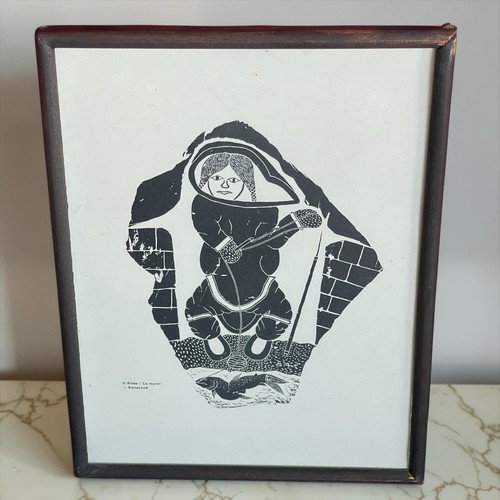 1970s inuit art print frau - 1970s,