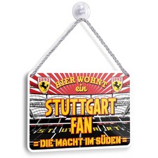 Blechschild STUTTGART FAN