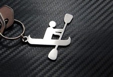 Schlüsselanhänger Kanu kanadischer Einbaum Kanu Kajak Paddelboot Sport