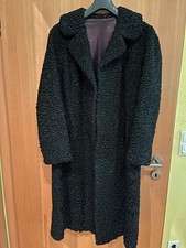 Echter Persianer Mantel v. Kürschner, schwarz, Gr. 42, aus Nachlass