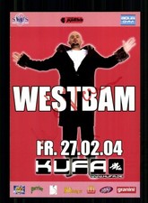 Westbam Autogrammkarte