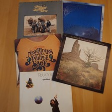 Country Rockers - 5x Vinyl near mint Flying Burritos, New Riders, Nitty Gritty