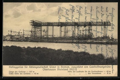 Ansichtskarte bremen - ansichtskarte,
