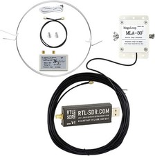 RTL-SDR Blog V4 SDR & MLA-30+ Aktive HF-Antenne – Kompakt und Platzsparend