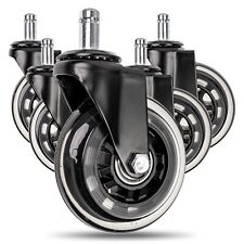 Bürostuhl Ersatz Rollen passend für IKEA 10x22 Pin Hartbodenrollen Stuhl Rollen