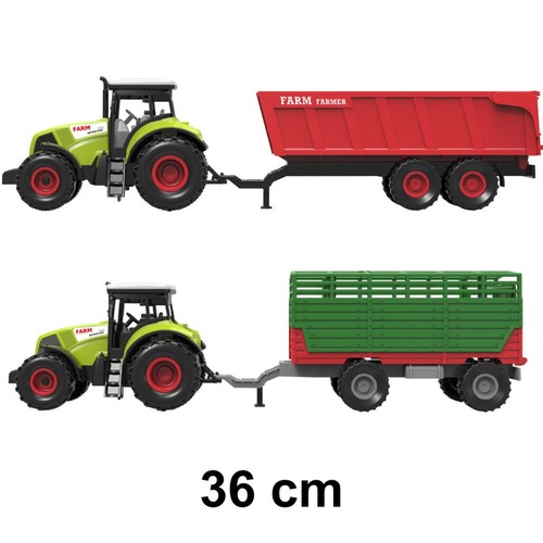 Traktor mit anhänger kipper - traktor,