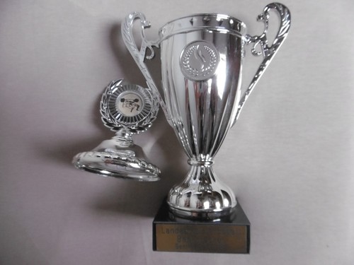 Silberner pokal größe 24 - silberner,