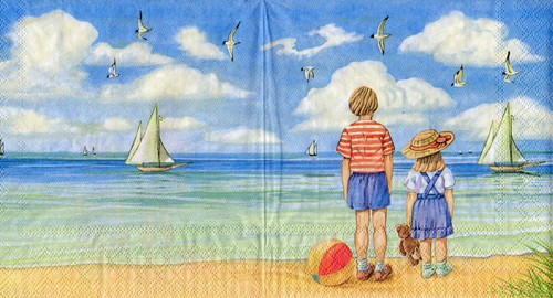 Servietten maritim kinder - ~, maritim,