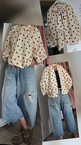 Polka dots bluse tunika - bluse,