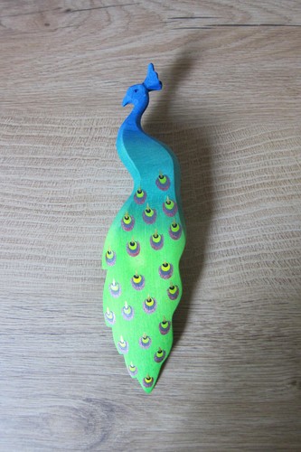 Bumbutoys pfau holzfigur vogel - pfau,