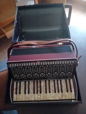 Weltmeister Akkordeon Klingenthal mit Koffer Alt Antik DDR Vintage Sammler