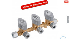 Verteilerblock 3 fach Gasrohr 8mm Schnellschlussventil Absperrhahn Gas,Camping