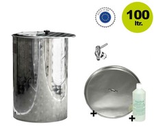 Saftfass Edelstahl mit