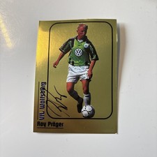 ★Roy Präger VFL Wolfsburg 1998/99 Panini Sticker Original Signiert★