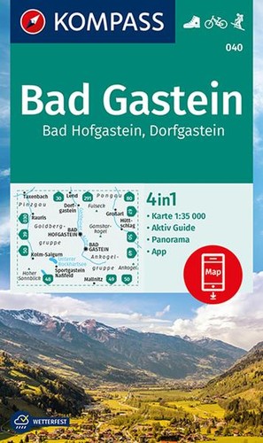 Kompass wanderkarte 040 bad - 040,