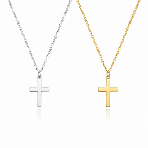 Kreuz halskette damen - kreuz,
