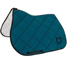 Equestro Petrol/Black Full Schabracke Springen Technical Fabric with Logo