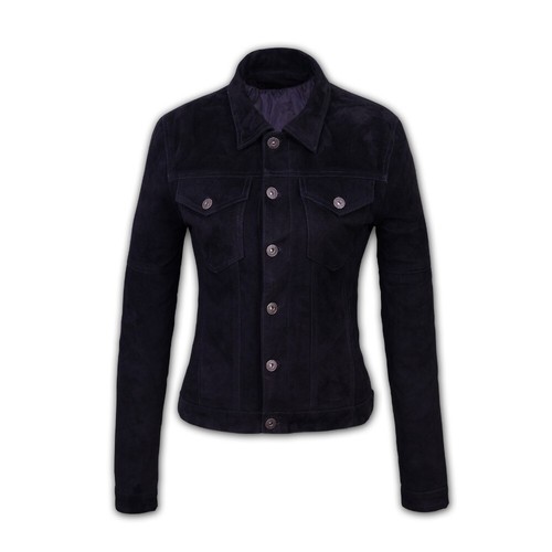 Neu damen lederjacke trucker - *neu*damen,