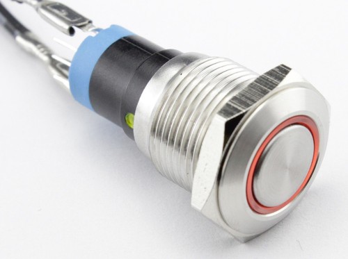 Led starterknopf rot - led,