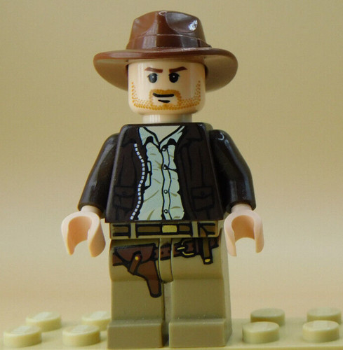 Lego indiana jones - indiana, minifigur